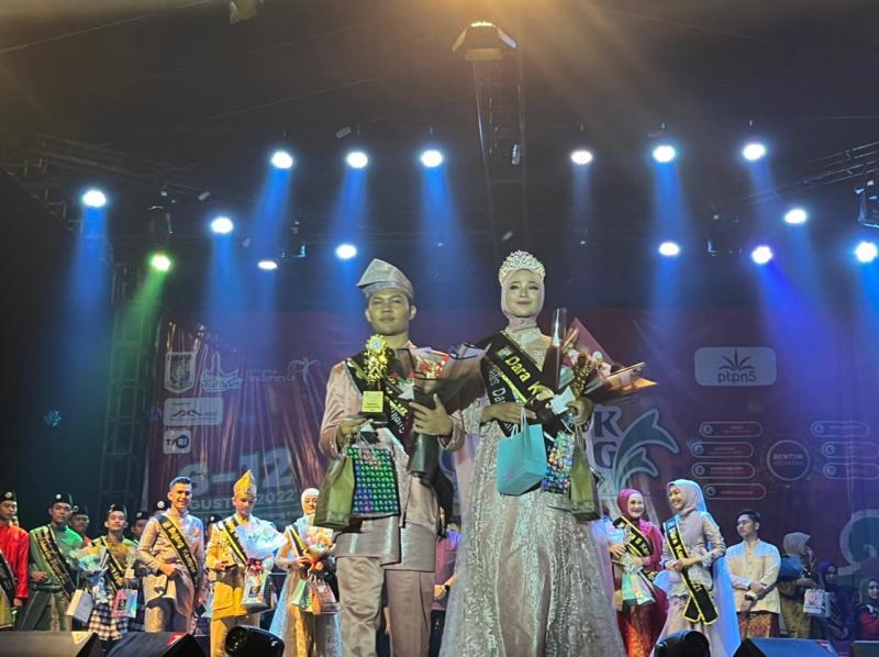 Alfajri Dan Yolanda Terpilih sebagai Bujang dan Dara Kabupaten Kampar Tahun 2022