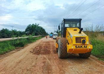 PHR Perbaiki 20 KM Jalan Rusak di Rohil Demi Kelancaran Operasional dan Bantu Akses Masyarakat