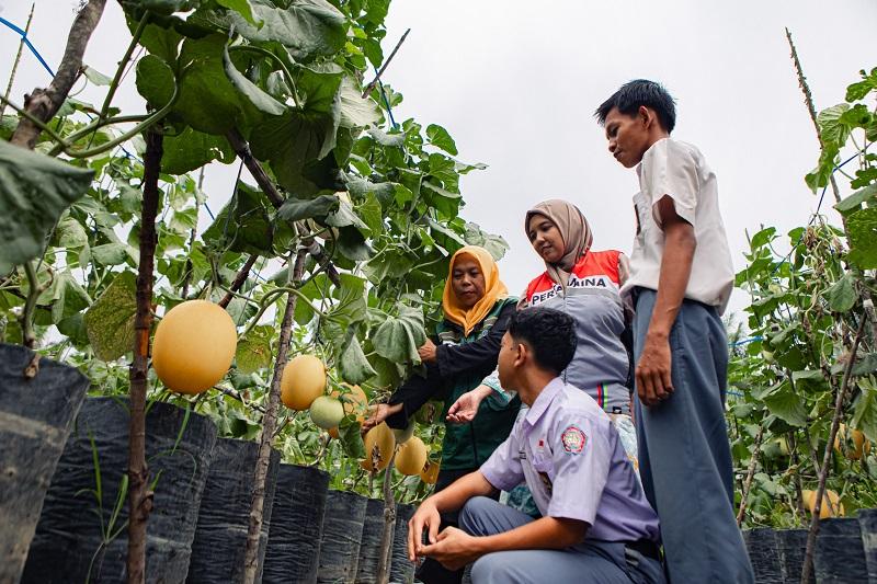 Pertamina Perkuat Pemulihan Mitra Binaan Pascabanjir, Dukung Wisata Petik Melon dan Re-Opening Kafe 