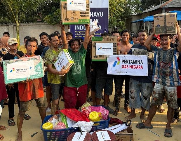 Semarakan HUT ke-81 RI, PGN Ramaikan Bersama Masyarakat Pelalawan