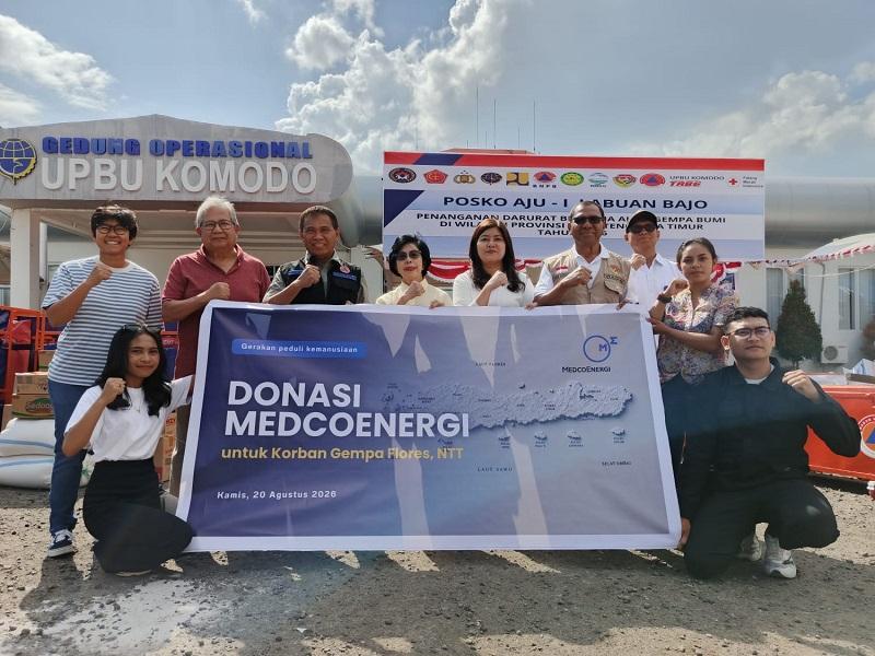 Bantu Masyarakat Terdampak Gempa NTT, MedcoEnergi Salurkan Bantuan Logistik