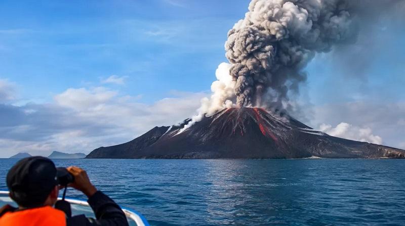 Erupsi Anak Krakatau Sedikitnya Berdampak pada 3 KKKS, Produksi Migas Tetap Aman