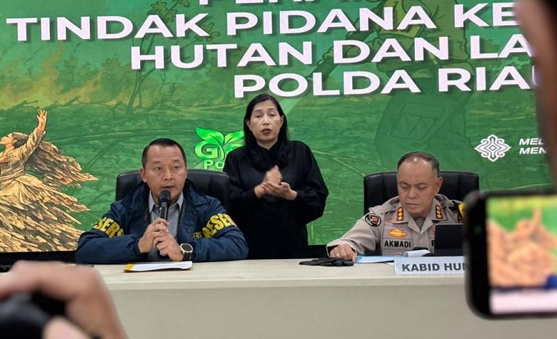 Serius Usut 3.387 Hektare Lahan Terbakar, Polda Riau Tangani 58 Kasus Karhutla dan Tetapkan 61 Tersa