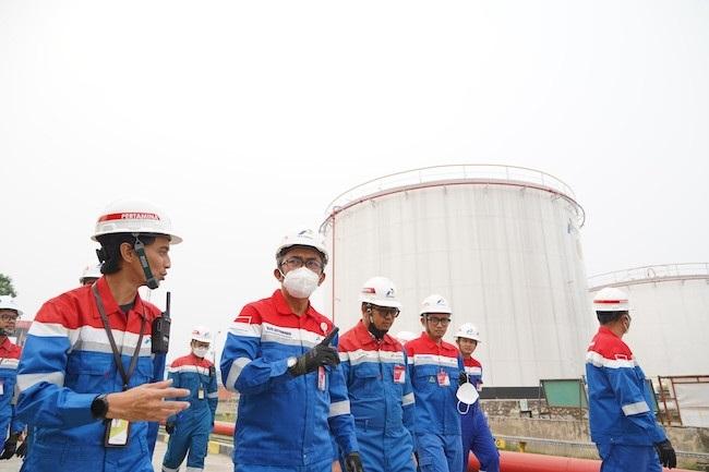 Perkuat Operasional di Riau, Wakil Direktur Utama Pertamina Tinjau Fuel Terminal Sei Siak