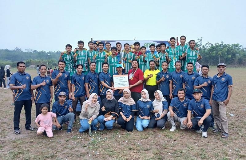 Kembangkan Potensi Talenta Muda dan Ekonomi Desa, EMP Bentu Dukung Turnamen Sepak Bola Buluh Nipis