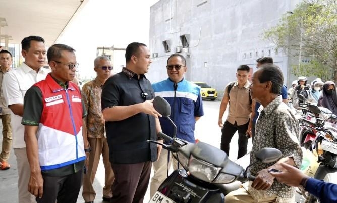 Stok BBM Riau Aman, Antrean Kendaraan Berangsur Normal